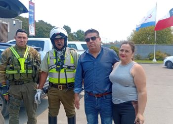 Entrega de ayuda solidaria con motivo de los incendios Lirquen