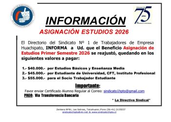 Asignación de Estudios 1er Semestre 2026
